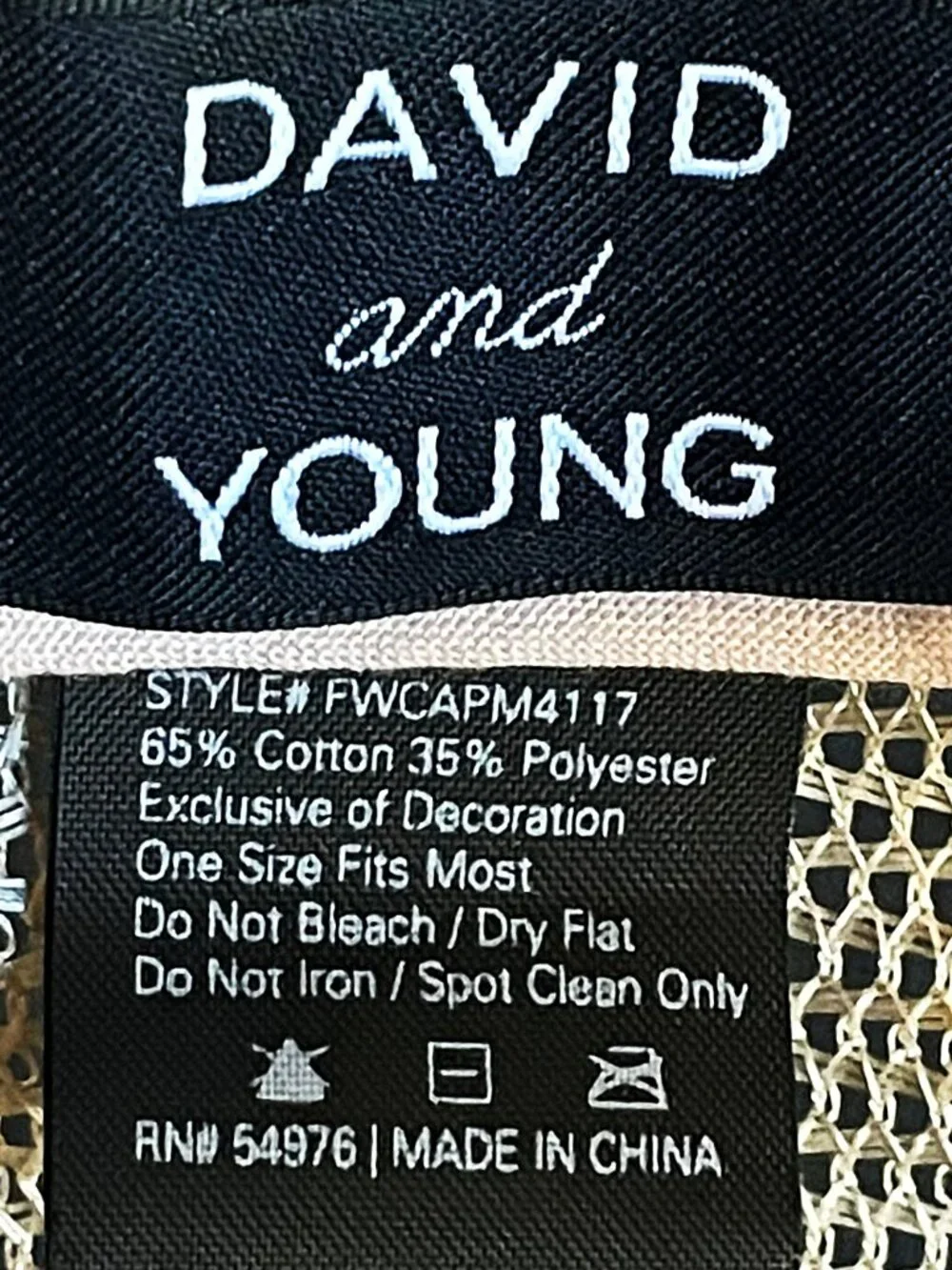 Spread Love Trucker Hat Distressed Mesh Snapback David & Young